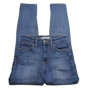 Levi's 721 Women's High Rise Skinny Jeans Size 26 Medium Wash Denim Casual